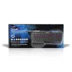 Nedis Wired Gaming Keyboard | USB | Mechanical Keys | RGB | German | DE Layout | USB Powered | Power cable length: 1.70 m | Gaming Nedis Wired Gaming Keyboard | USB | Mechanical Keys | RGB | German | DE Layout | USB Powered | Power cable length: 1.70 m | Gaming