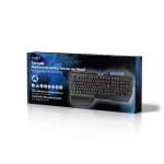 Nedis Wired Gaming Keyboard | USB | Mechanical Keys | RGB | German | DE Layout | USB Powered | Power cable length: 1.70 m | Gaming Nedis Wired Gaming Keyboard | USB | Mechanical Keys | RGB | German | DE Layout | USB Powered | Power cable length: 1.70 m | Gaming