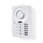 Nedis Doorstep Window Alarm | Battery Powered | 3x AAA/LR03 | 85 dB | White Nedis Doorstep Window Alarm | Battery Powered | 3x AAA/LR03 | 85 dB | White