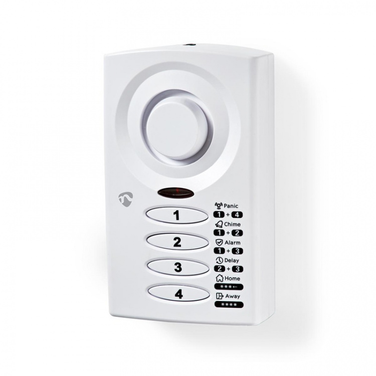 Nedis Doorstep Window Alarm | Battery Powered | 3x AAA/LR03 | 85 dB | White Nedis Doorstep Window Alarm | Battery Powered | 3x AAA/LR03 | 85 dB | White