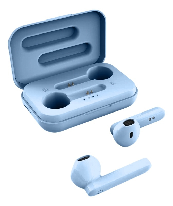 streetz true wireless earbuds blue