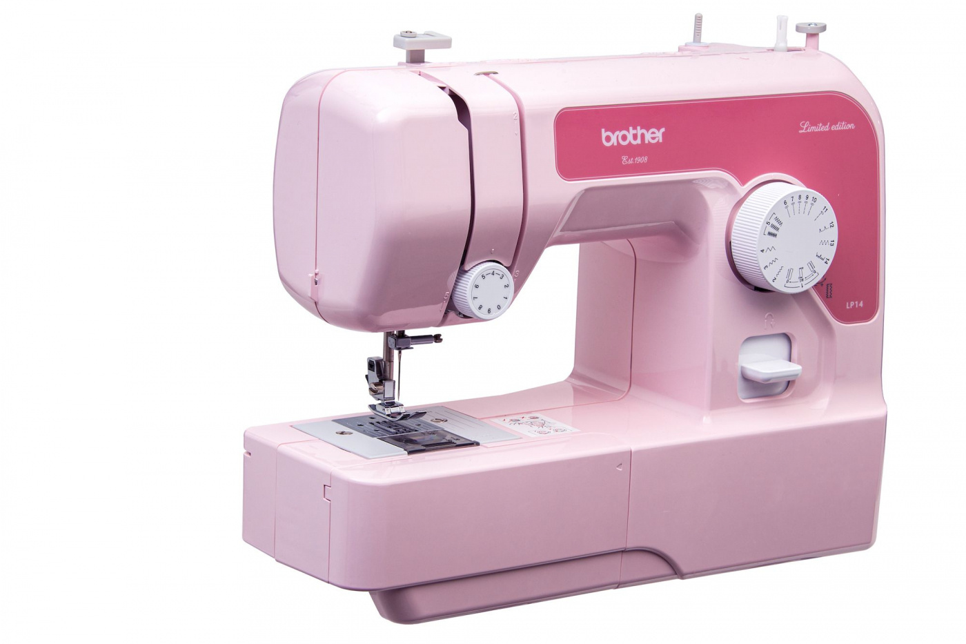Brother LP14 Limited Edition Sewing machine incl. 10 Bobbins and Finger  Guard, Pink