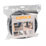 D-LINE Cable Trunking Floor PVC Black 1.8m D-LINE Cable Trunking Floor PVC Black 1.8m