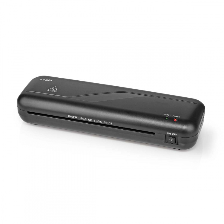 Nedis Laminator | Hot | A4 | 230 mm/min | Mains Powered | Black Nedis Laminator | Hot | A4 | 230 mm/min | Mains Powered | Black