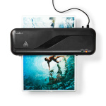 Nedis Laminator | Hot | A4 | 230 mm/min | Mains Powered | Black Nedis Laminator | Hot | A4 | 230 mm/min | Mains Powered | Black