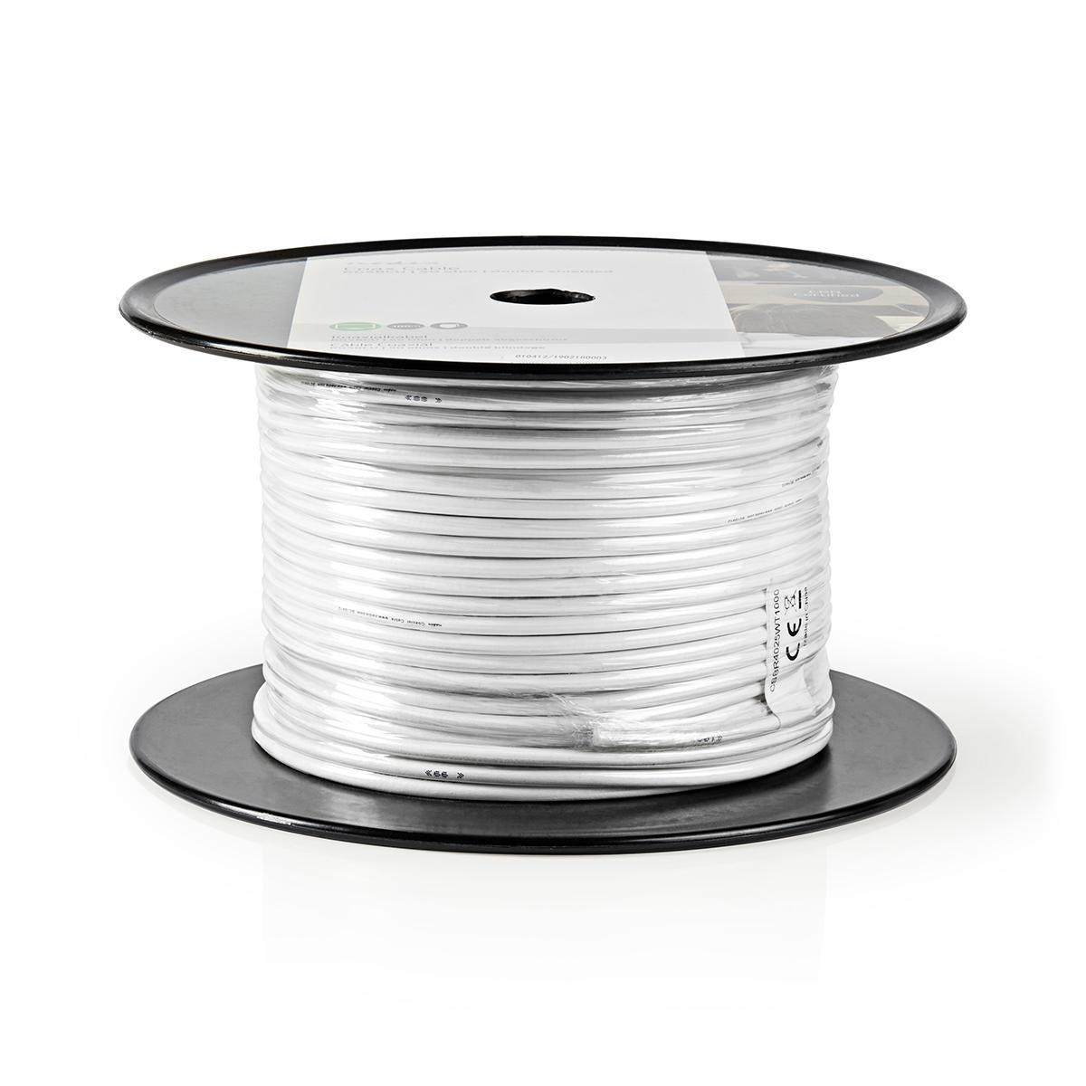 Coax cable on reel
