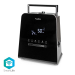 Nedis SmartLife Humidifier | 110 W | With Cool and Warm Mist | 5.5 l | Hygrometer | Timer | Remote control | Night mode | Black Nedis SmartLife Humidifier | 110 W | With Cool and Warm Mist | 5.5 l | Hygrometer | Timer | Remote control | Night mode | Black