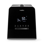 Nedis SmartLife Humidifier | 110 W | With Cool and Warm Mist | 5.5 l | Hygrometer | Timer | Remote control | Night mode | Black Nedis SmartLife Humidifier | 110 W | With Cool and Warm Mist | 5.5 l | Hygrometer | Timer | Remote control | Night mode | Black