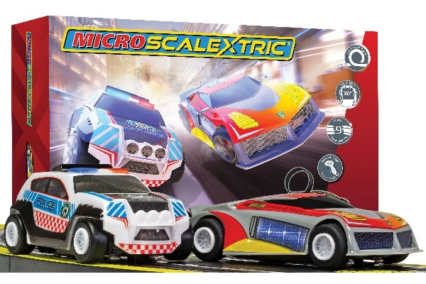 Micro scalextric 2025 police patrol