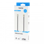 Hama Cable Modular 6p4c Black 3.0m Hama Cable Modular 6p4c Black 3.0m