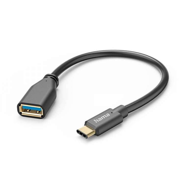 Hama Adapter Cable USB OTG USB-C to USB-A Black Hama Adapter Cable USB OTG USB-C to USB-A Black