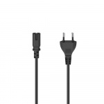 Hama Mains Cable Euro Plug Black 1.5m Hama Mains Cable Euro Plug Black 1.5m