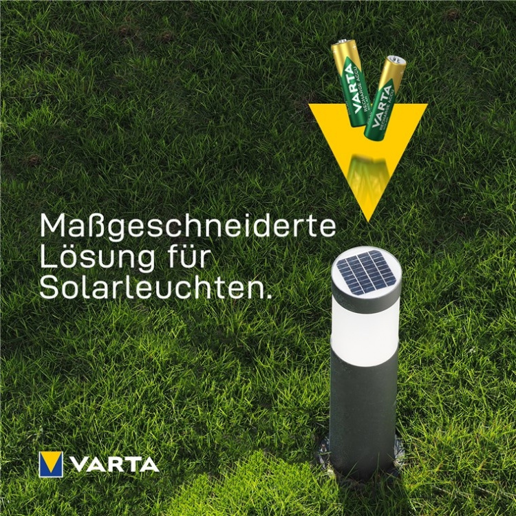 Varta AAA (Micro)/HR03 (56733) Rechargeable - 550 mAh, 2 pc. blister Nickel-metal hydride battery (NiMH), 1.2 V Varta AAA (Micro)/HR03 (56733) Rechargeable - 550 mAh, 2 pc. blister Nickel-metal hydride battery (NiMH), 1.2 V