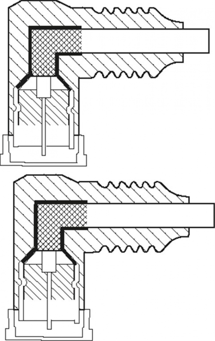 Goobay SAT Antenna Cable (135 dB), 4x Shielded gold-plated, F plug 90° > F plug 90°, 10 m Goobay SAT Antenna Cable (135 dB), 4x Shielded gold-plated, F plug 90° > F plug 90°, 10 m