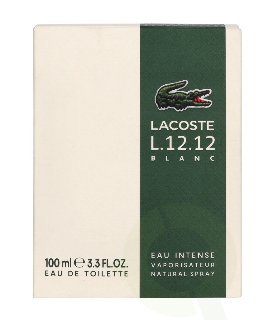 Lacoste L.12.12 Blanc Eau Intense Edt Spray 100 ml