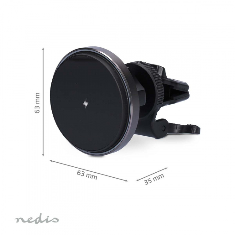 Nedis Wireless Car Charger | 7.5 / 10 / 15 W | 1.5 / 1.67 / 2 A | 1.00 m | FOD / Over Current / Over Voltage / Overheat Protection | USB Type-C™ | Including cable Nedis Wireless Car Charger | 7.5 / 10 / 15 W | 1.5 / 1.67 / 2 A | 1.00 m | FOD / Over Current / Over Voltage / Overheat Protection | USB Type-C™ | Including cable