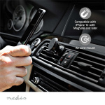 Nedis Wireless Car Charger | 7.5 / 10 / 15 W | 1.5 / 1.67 / 2 A | 1.00 m | FOD / Over Current / Over Voltage / Overheat Protection | USB Type-C™ | Including cable Nedis Wireless Car Charger | 7.5 / 10 / 15 W | 1.5 / 1.67 / 2 A | 1.00 m | FOD / Over Current / Over Voltage / Overheat Protection | USB Type-C™ | Including cable