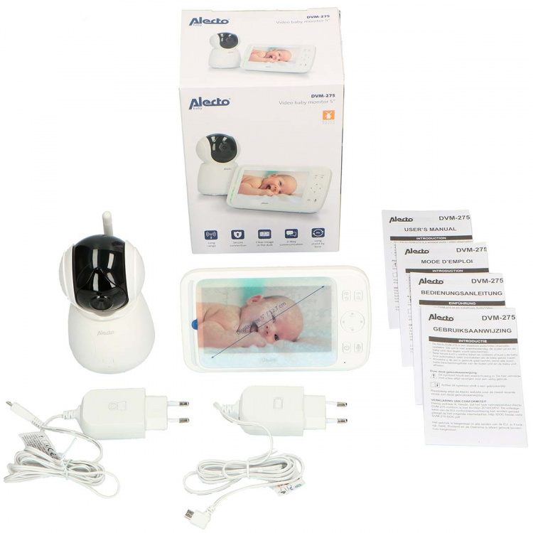 Alecto DVM-275 Video baby monitor with 5 Alecto DVM-275 Video baby monitor with 5