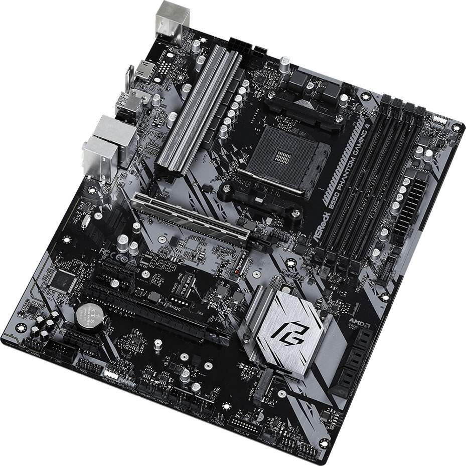 Buy ASRock B550M PHANTOM GAMING 4 AM4 mATX motherboard | Teknikproffset.eu