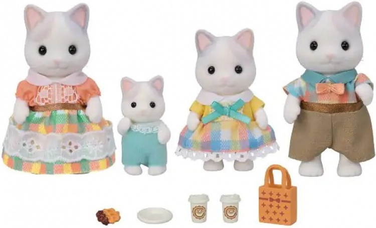 Sylvanian Families The latte cat family Sylvanian Families The latte cat family