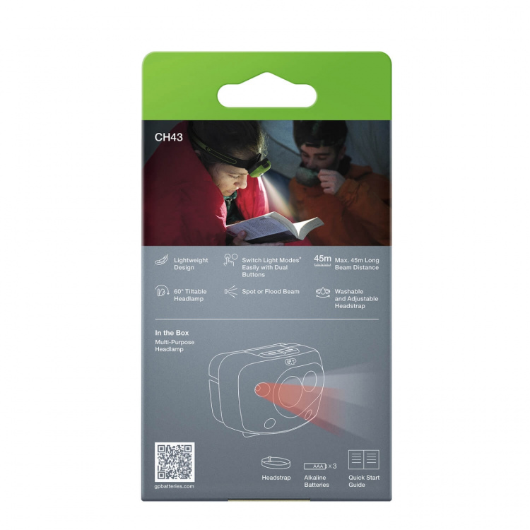 GP Headlamp Discovery CH43 150lm GP Headlamp Discovery CH43 150lm